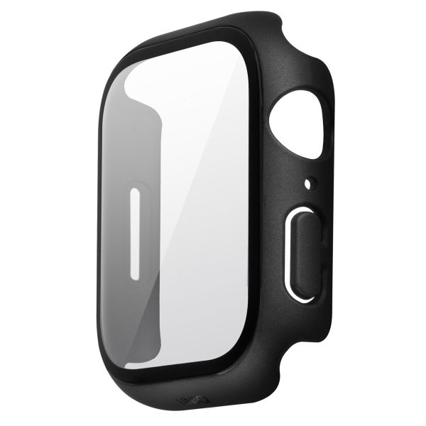 Uniq Legion Apple Watch Hülle mit Gehärtetem Glas-Displayschutz für die Apple Watch 7-9 - 41 mm - Midnight Black