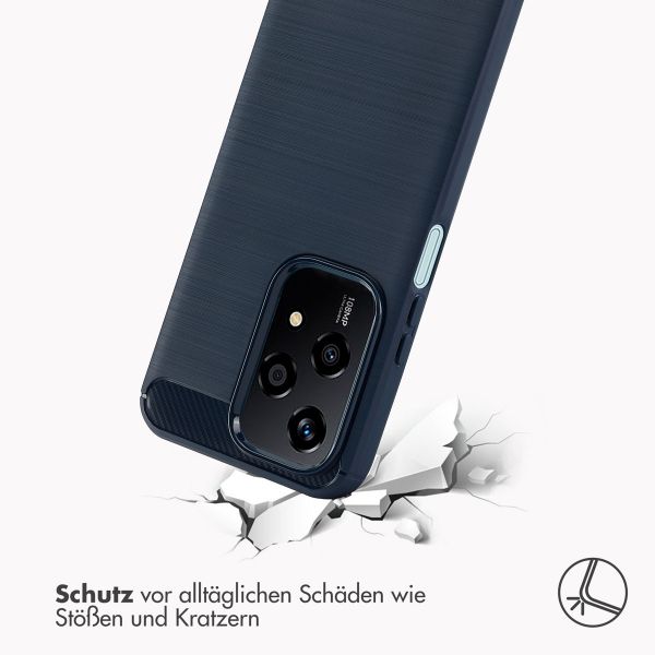 imoshion Brushed Back Cover Honor 200 Lite - Dunkelblau