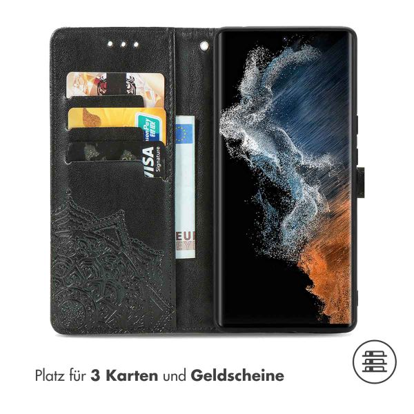 imoshion Mandala Klapphülle Samsung Galaxy S23 Ultra - Schwarz