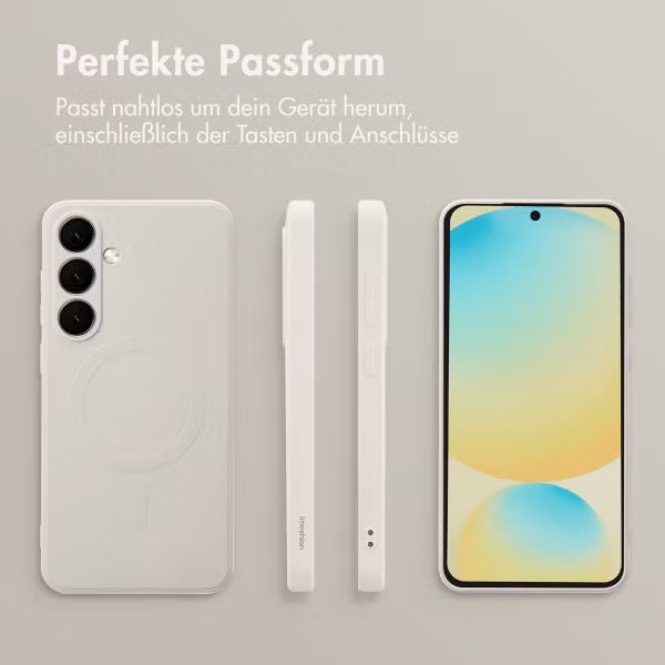 imoshion Color Back Cover mit MagSafe Samsung Galaxy S24 FE - Beige