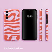 Selencia Vivid Tough Back Cover für das Samsung Galaxy A15 (5G/4G) - Dream Swirl Pink