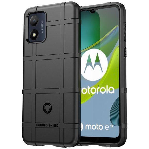 imoshion Rugged Shield Backcover für das Motorola Moto E13 - Schwarz