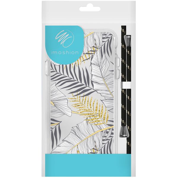 imoshion Design Hülle mit Band für das Samsung Galaxy A40 - Glamour Botanic