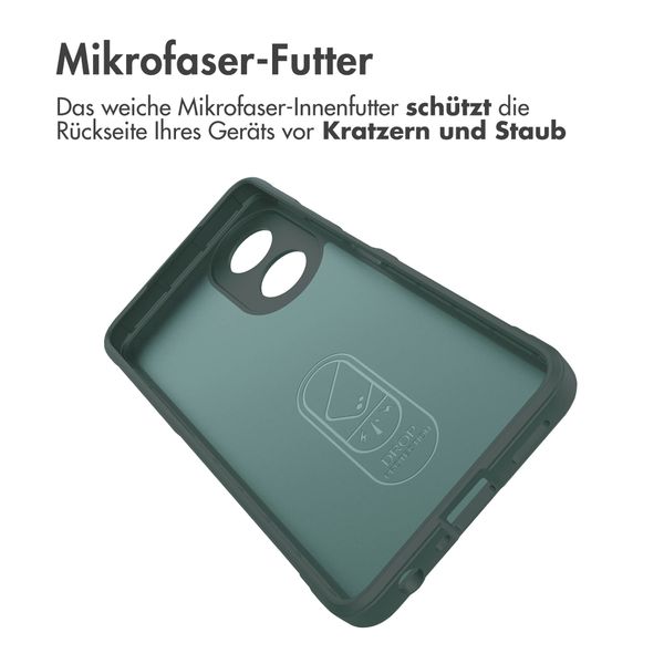 imoshion EasyGrip Back Cover für das Oppo A58 (4G) - Dunkelgrün