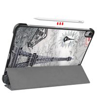 imoshion Design Trifold Klapphülle iPad Air 11 Zoll (2024) M2 / Air 5 (2022) / Air 4 (2020) - Parijs