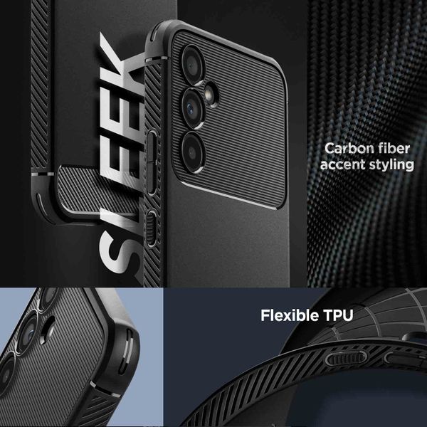 Spigen Rugged Armor Case für das Samsung Galaxy A54 (5G) - Schwarz