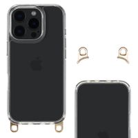 Selencia Backcover mit abnehmbaren Haken Apple iPhone 16 Pro - Transparent