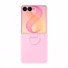 Samsung Silicone Magnet Cover Ring Samsung Galaxy Z Flip 8 - Rosa