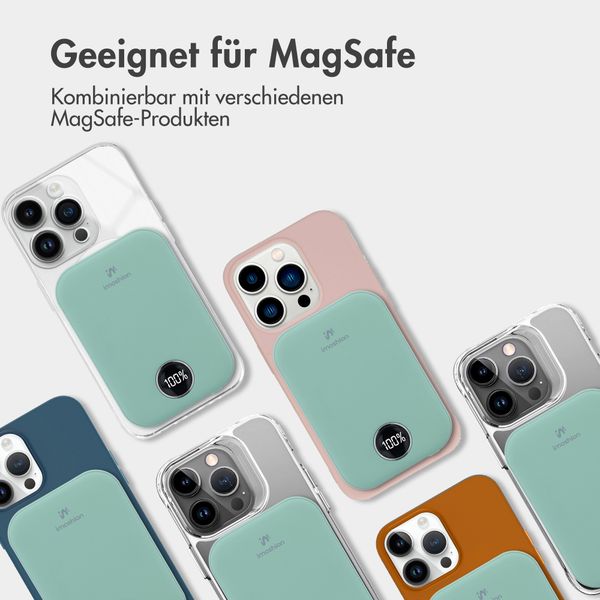 imoshion MagSafe Powerbank 10.000 mAh - Kabellose Powerbank - Salbeigrün