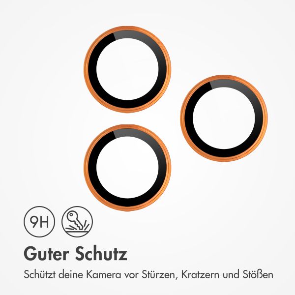 imoshion 2er Pack Kameraobjektivschutz für das Apple iPhone 17 Pro / 17 Pro Max - Orange