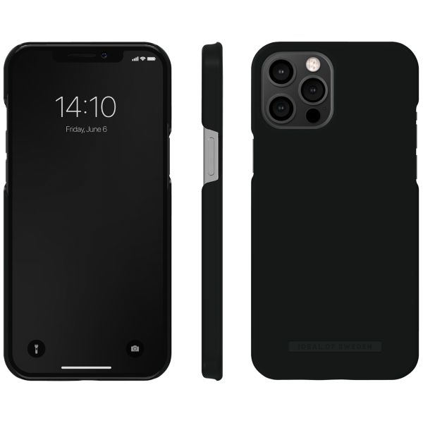 iDeal of Sweden Seamless Case Back Cover für das iPhone 12 Pro Max - Coal Black