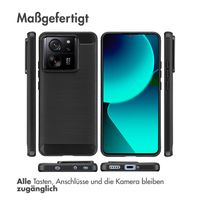 imoshion Brushed Back Cover für das Xiaomi 13T / 13T Pro - Schwarz