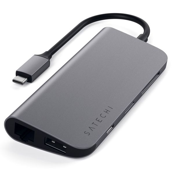 Satechi USB-C Multimedia Adapter | Multiport-Adapter für Laptops - Space Grau