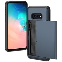 imoshion Backcover mit Kartenfach für das Samsung Galaxy S10e - Dunkelblau