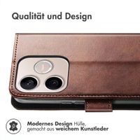 imoshion Luxuriöse Klapphülle Honor 600 Lite - Dunkelbraun
