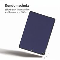 imoshion Trifold Klapphülle Apple iPad 9 (2021) 10.2 Zoll / iPad 8 (2020) 10.2 Zoll / iPad 7 (2019) 10.2 Zoll - Dunkelblau