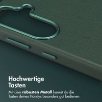 Accezz MagSafe Leather Backcover Samsung Galaxy S26 Plus - Cedar Green
