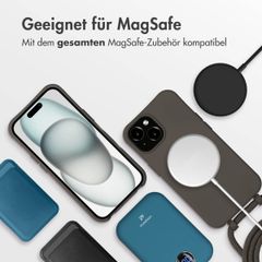 imoshion Color Backcover mit abnehmbarem Handykette und MagSafe Apple iPhone 15 - Black Coffee