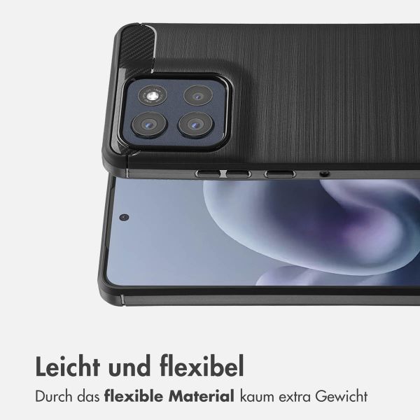imoshion Brushed Back Cover Motorola Moto G86 Power - Schwarz