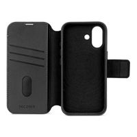 Decoded 2 in 1 Leather Klapphülle MagSafe Apple iPhone 17 - Schwarz