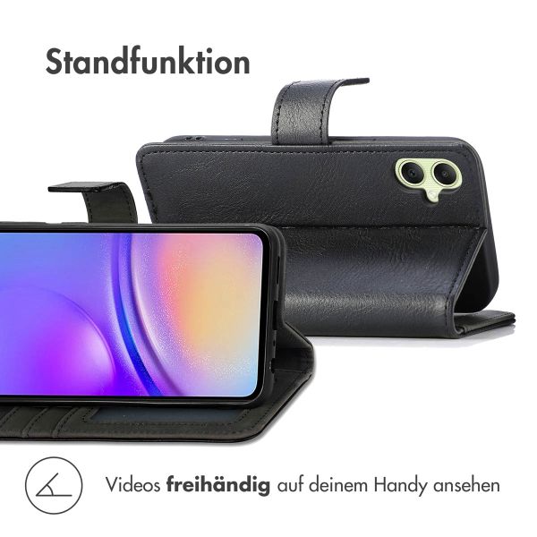 imoshion Luxuriöse Klapphülle Samsung Galaxy A05s - Schwarz