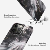 Selencia Vivid Tough Back Cover für das iPhone 14 Pro Max - Chic Marble Black