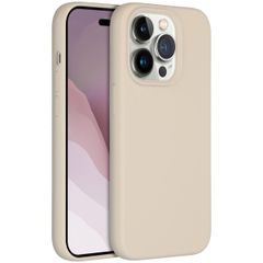 Accezz Liquid Silikoncase für das iPhone 14 Pro - Stone