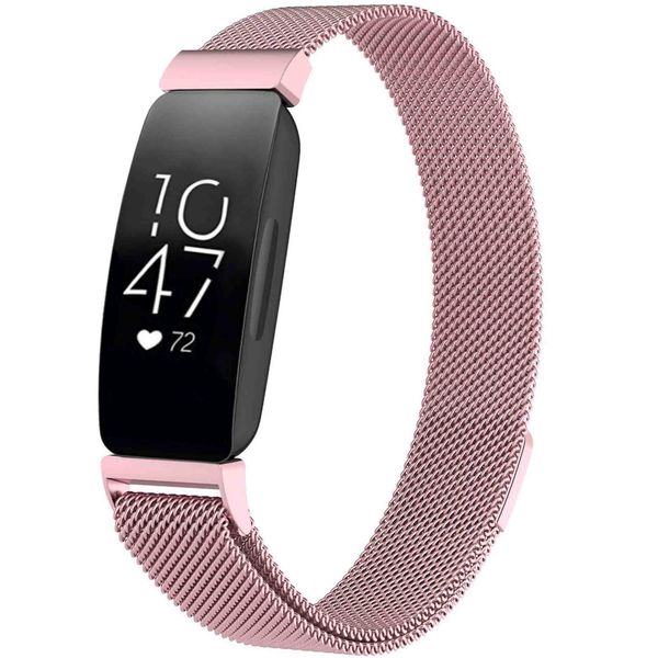 imoshion Mailändische Magnetarmband für das Fitbit Inspire - Größe S - Rosa