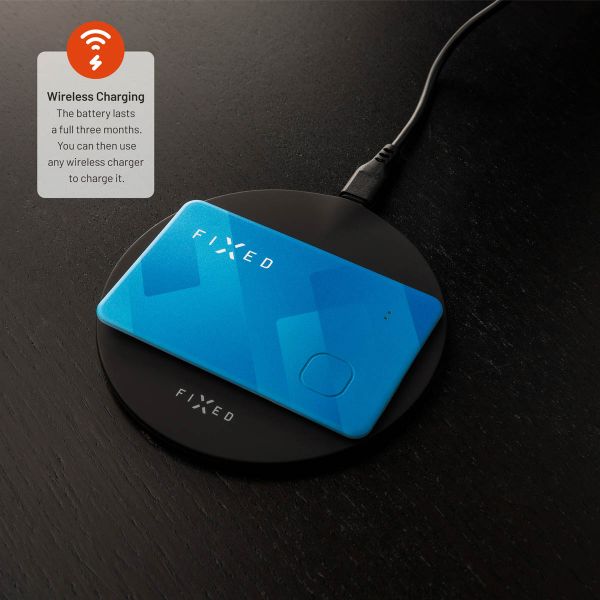 Fixed Tag Card - Bluetooth Tracker für iOS - Blau