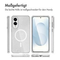imoshion Sparkle Back Cover mit MagSafe Samsung Galaxy S25 Edge - Transparent
