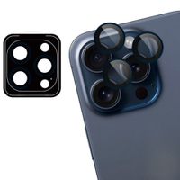 imoshion 2er-Pack Objektivschutz für Kamera für das Apple iPhone 15 Pro / 15 Pro Max - Blue Titanium