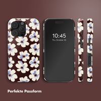 Selencia Vivid Rückabdeckung mit MagSafe Apple iPhone 16 Pro - Choco Flower Pop