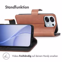 imoshion Luxuriöse Klapphülle Oppo A6 Pro (5G) - Braun