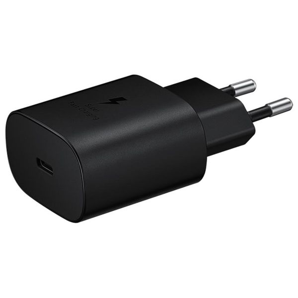 Samsung Original-Schnellladeadapter USB-C - Ladegerät - USB-C-Anschluss - 25 Watt - Schwarz