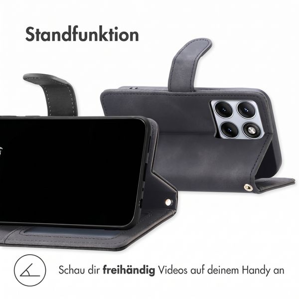 imoshion Klapphülle mit Kordel Motorola Edge 70 Fusion - Schwarz