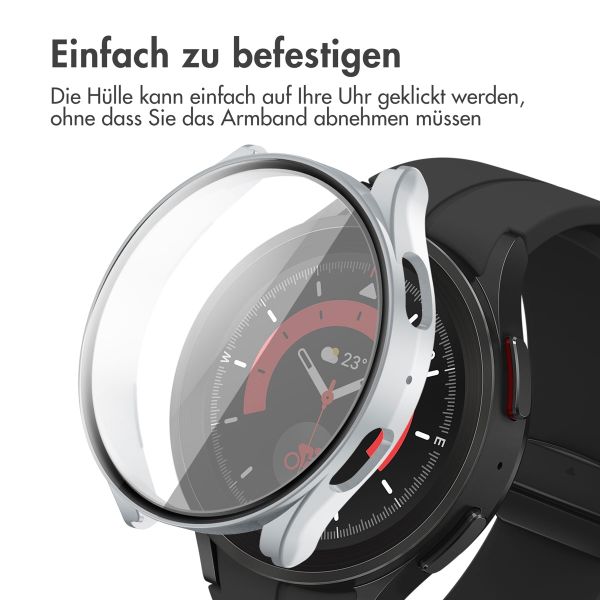 imoshion Full Cover Hard Case für das Samsung Galaxy Watch 5 44 mm - Silber