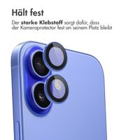 imoshion 2er-Pack Objektivschutz für Kamera für das Apple iPhone 16 / 16 Plus - Ultramarine