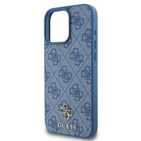 Guess 4G Metal Logo Back Cover MagSafe Apple iPhone 16 Pro - Blau
