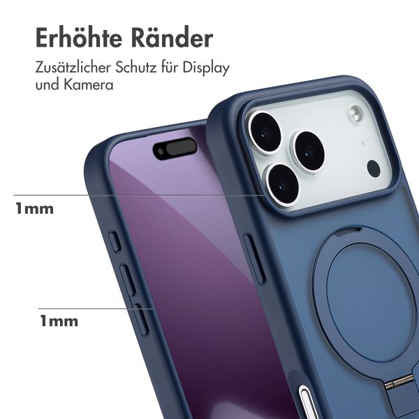 Accezz Ring Stand Backcover mit MagSafe Apple iPhone 17 Pro Max - Blau