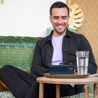 Accezz Premium Leather 2 in 1 Wallet Bookcase Samsung Galaxy A54 (5G) - Dunkelblau