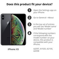 Apple Silikon-Case Schwarz für das iPhone Xs / X