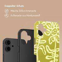 Selencia Vivid Back Cover Apple iPhone 16 - Chalky Bloom