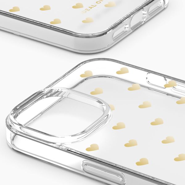 iDeal of Sweden Mirror Case Apple iPhone 14 / 13 - Golden Hearts