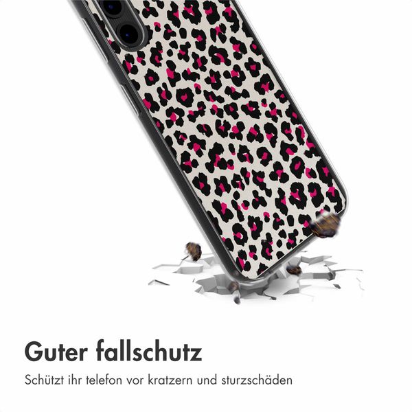 imoshion Design Hülle Samsung Galaxy A14 (5G) - Leopard Pink