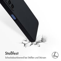 Accezz Liquid Silikoncase Samsung Galaxy A17 - Schwarz