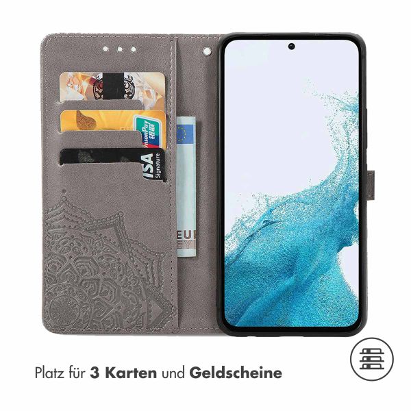 imoshion Mandala Klapphülle Samsung Galaxy A54 (5G) - Grau