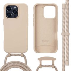 imoshion Color Backcover mit abnehmbarem Handykette und MagSafe Apple iPhone 16 Pro Max - Nude