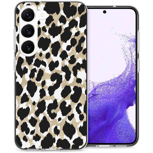 imoshion Design Hülle für das Samsung Galaxy S23 - Leopard / Schwarz