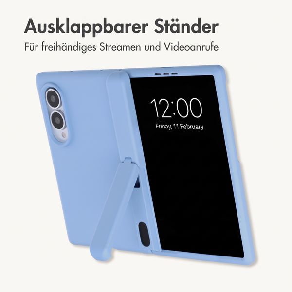 imoshion Color Backcover mit Ständer Samsung Galaxy Z Fold 8 - Hellblau