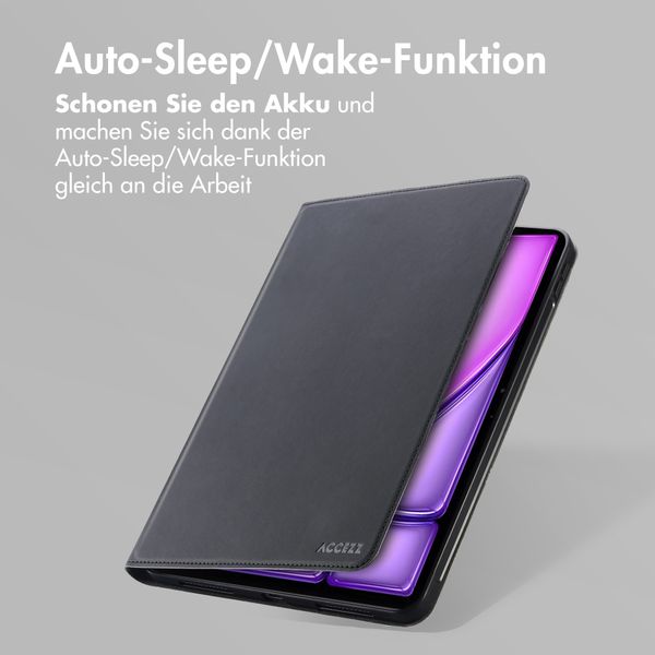 Accezz Classic Klapphülle Apple iPad Air 13 Zoll (2025) M3 / (2024) M2 - Schwarz